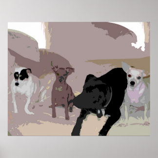 Poster Hausmann Dogs