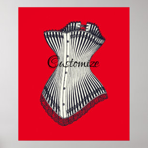 Poster Haute Couture Corset Thunder_ CovePoster