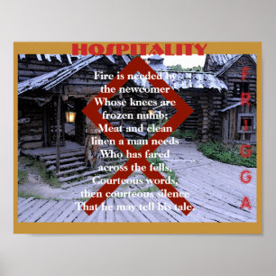 Póster Havamal Hospitality