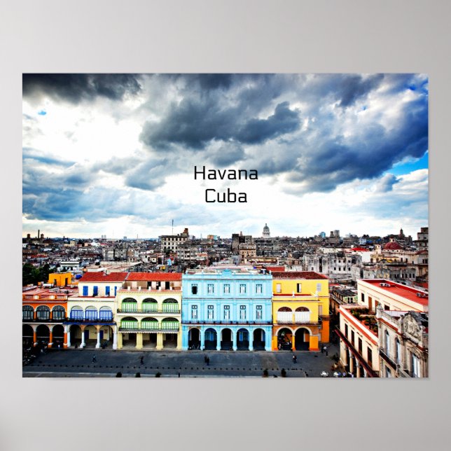 Poster Havana, Cuba (Frente)
