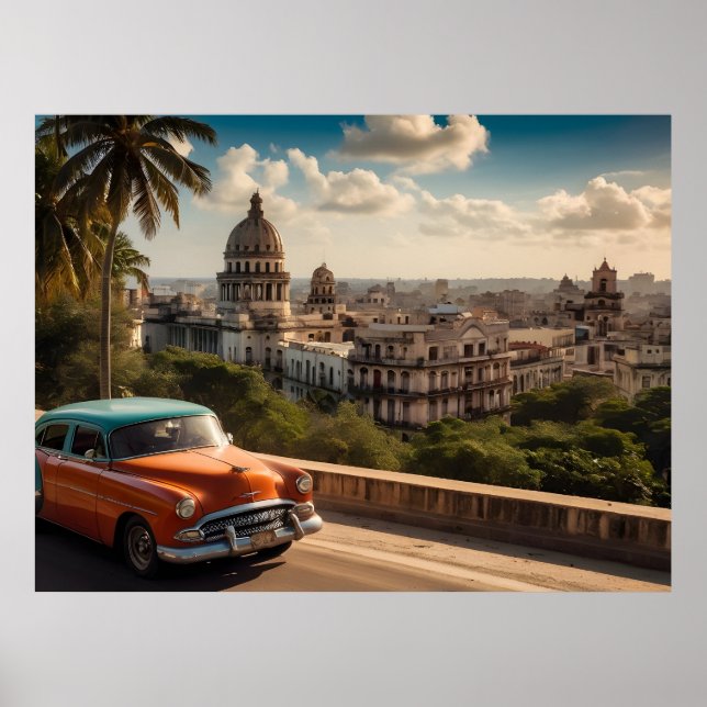 Poster Havana Cuba (Frente)