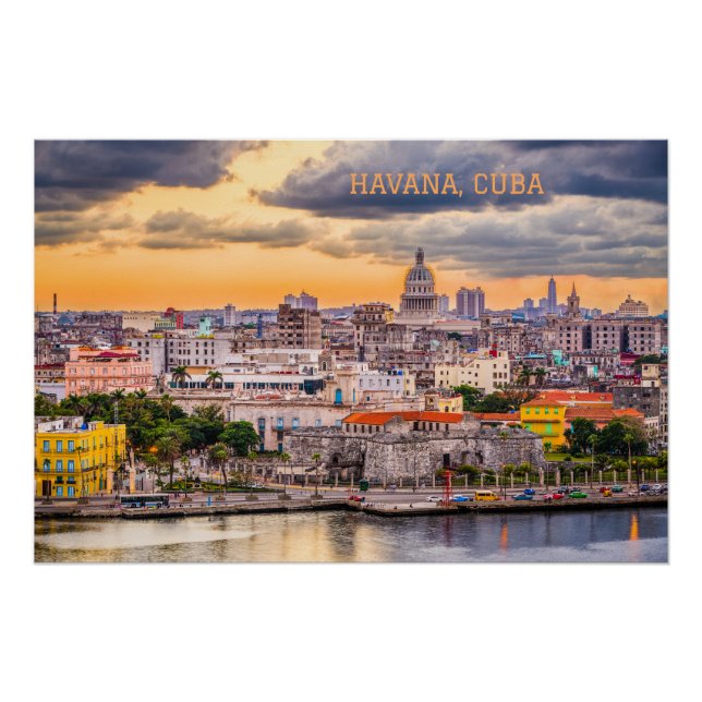 Póster Havana CUBA (Frente)