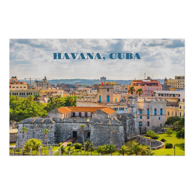 Póster Havana CUBA (Frente)