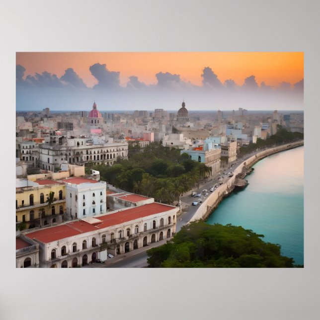 Poster Havana Cuba (Frente)