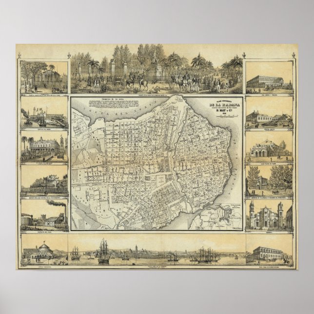 Póster Havana, Cuba (Frente)