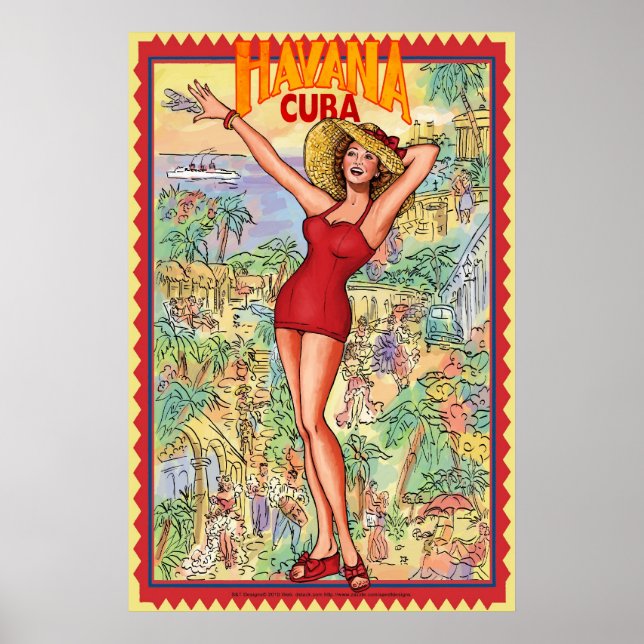 Poster havana cuba (Frente)
