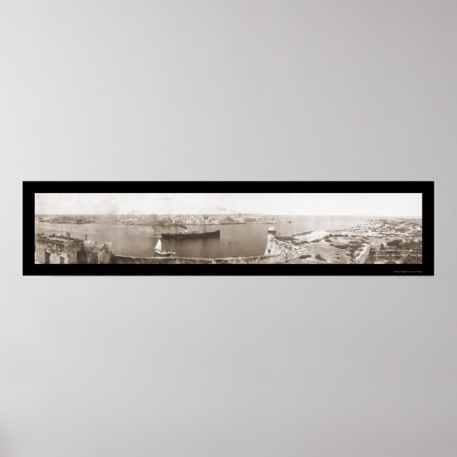 Póster Havana, Cuba Departure Foto 1911 (Frente)