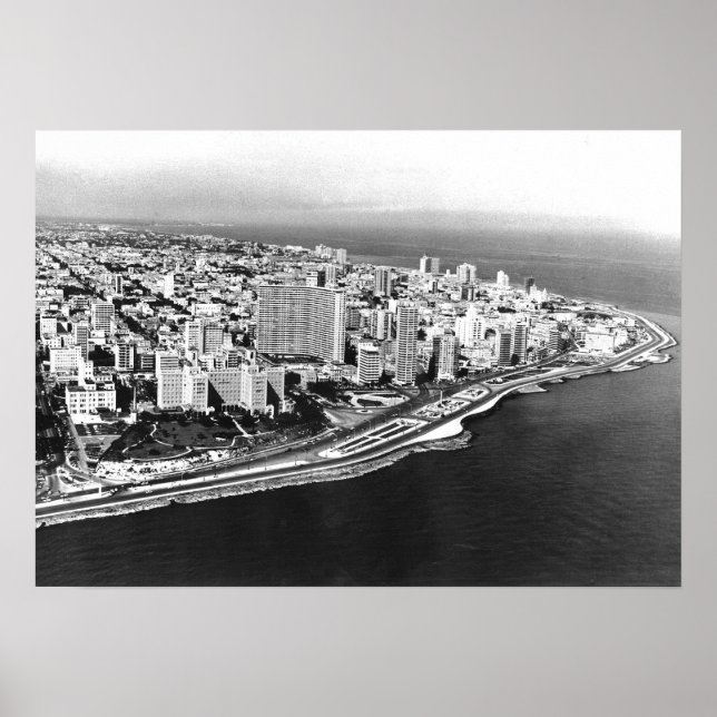 Poster Havana Skyline 1957 (Frente)