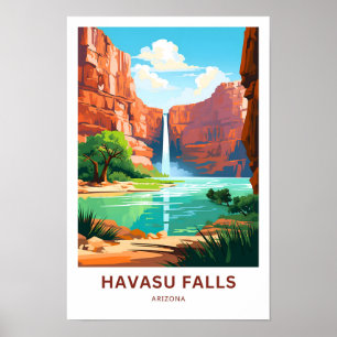 Poster Havasu Falls Arizona