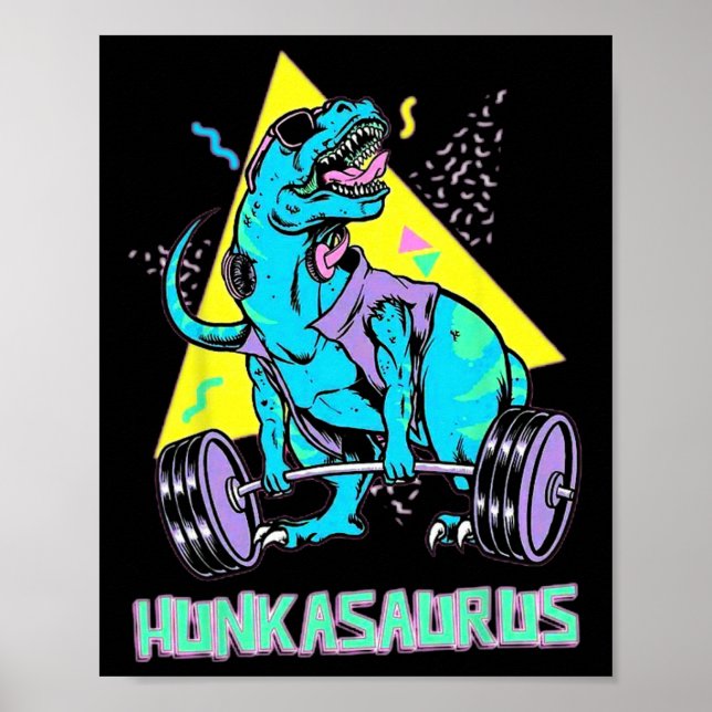 Poster Havikasaurus Welevaging Gym Workout (Frente)