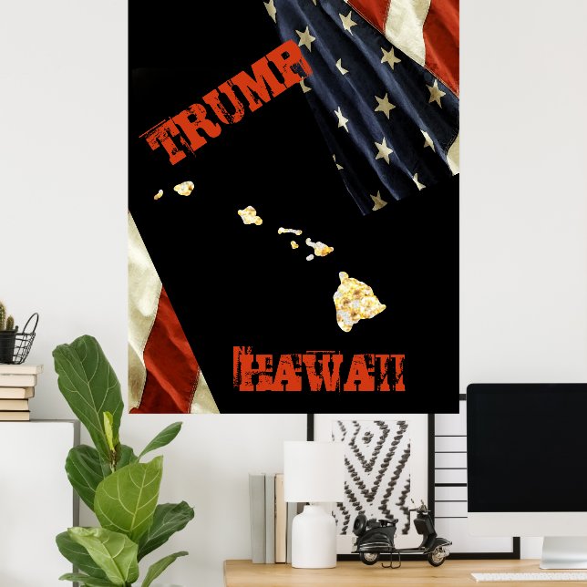 POSTER HAWAI  (Escritório em casa)