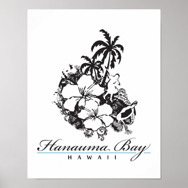 Poster Hawaii Hanauma Bay (Frente)