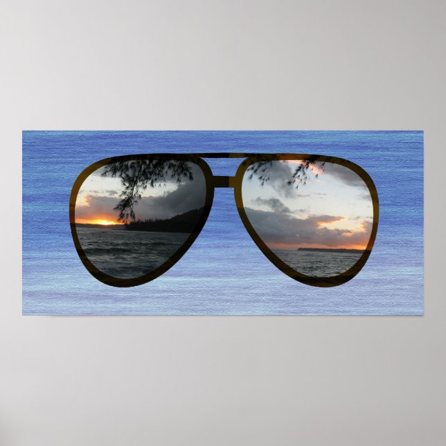 Poster Hawaii Sunset (Frente)