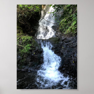 Poster Hawaii Waterfall