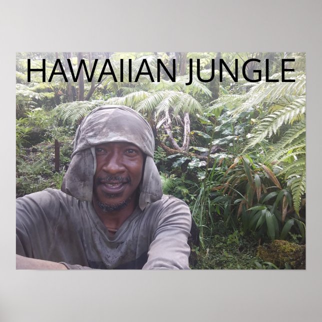 POSTER HAWAIIAN JUNGLE (Frente)
