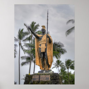 PÓSTER HAWAIIAN KING KAMEHAMEHA