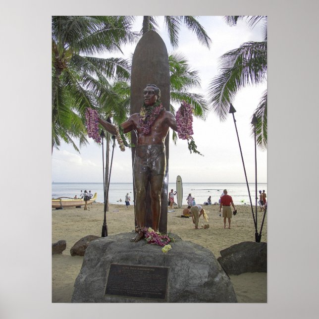 PÓSTER HAWAII'S DUKE KAHANAMOKU (Frente)