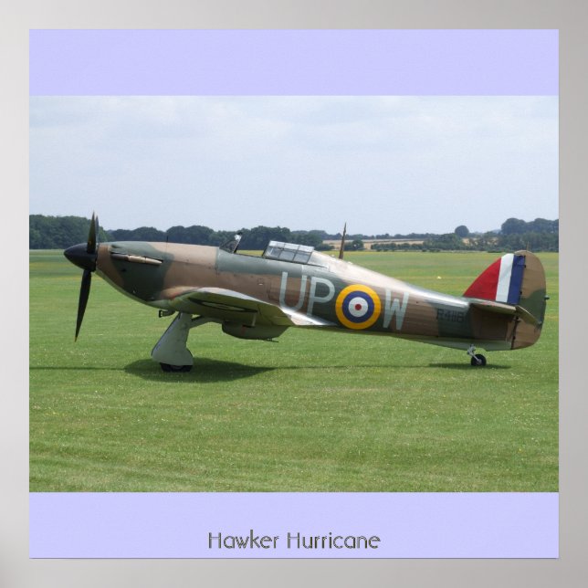 Póster Hawker Hurricane (Frente)