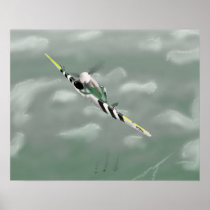 Póster Hawker Typhoon 1944