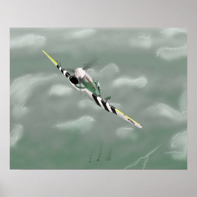 Póster Hawker Typhoon 1944 (Frente)
