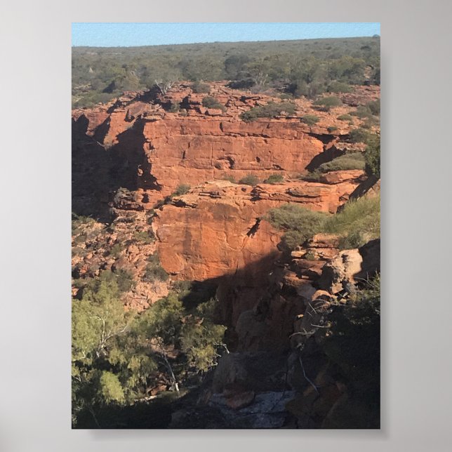 Poster Hawks Head, Kalbarri, Austrália Ocidental (Frente)