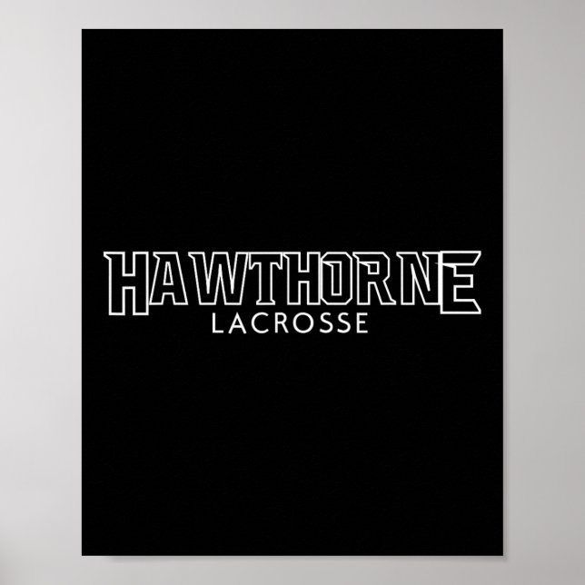 Poster Hawthorne Lacrosse 2024 (Frente)