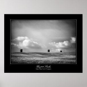 Poster Hay303 Stacks, estilo galeria de arte