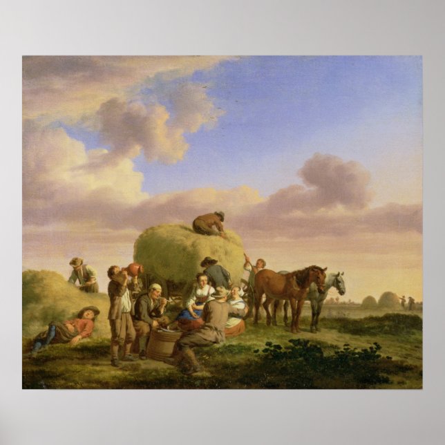 Póster Hayakers descansando em um campo (Frente)