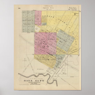 Poster Hays City, Kansas