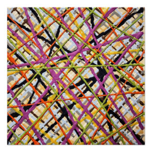 Póster Haystack em Purple Perfect Poster