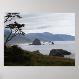 Poster "Haystack Rock do Parque Estadual do Ecola, Oregon