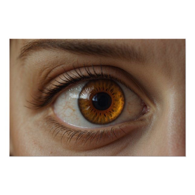 Póster Hazel-Brown Eye Divertido (Frente)