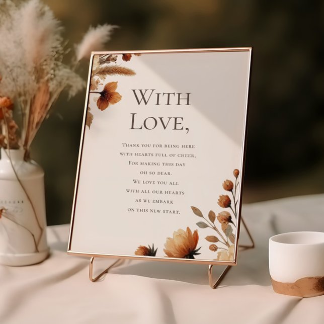 Poster Hazelwood Wedding Obrigado por participar (Criador carregado)