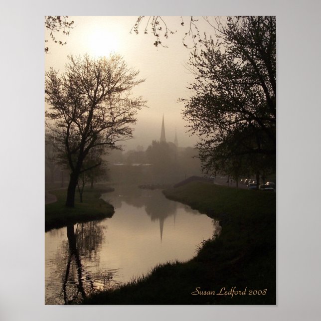Póster Hazy Summer Sunrise, Susan Ledford 2008 (Frente)