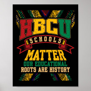 Poster Hbcu Black College Problems African America