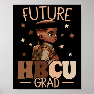 Poster Hbcu Futuro Histórico De Formando Do Hbcu Graduaçã