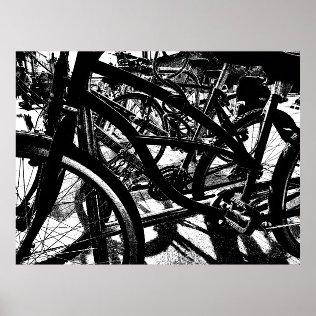 Poster HC em rack de bicicleta (Frente)