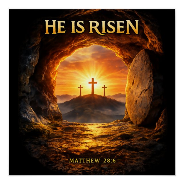 Póster He is Risen (Frente)