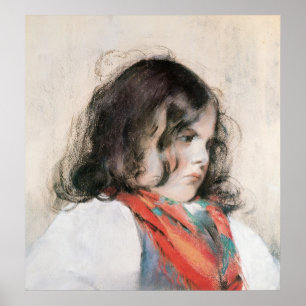 Póster Head of a Child