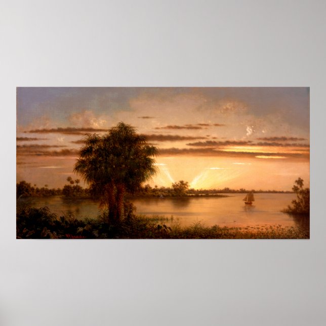 Poster Heade - Nascer do Sol na Flórida (Frente)