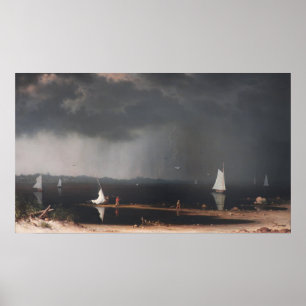 Poster Heade - Tempestade na Baía de Narragansett