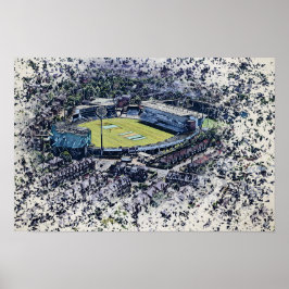 Poster Headingley Stadium, Leeds