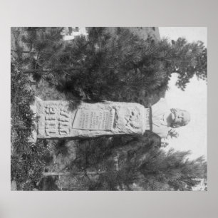 Póster Headstone de Photograp grave de Bill Hickock