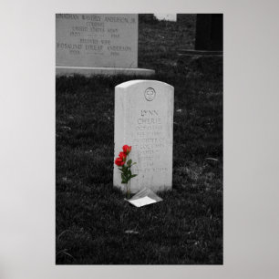 Poster Headstone no Cemitério de Arlington Washington, D.