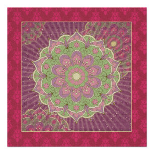 Póster Healing Mandala - Poster
