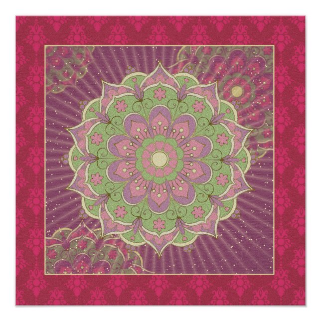 Póster Healing Mandala - Poster (Frente)