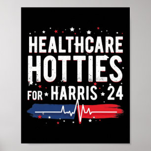 Poster Healthcare Hotties Para Harris 24 Citação Design