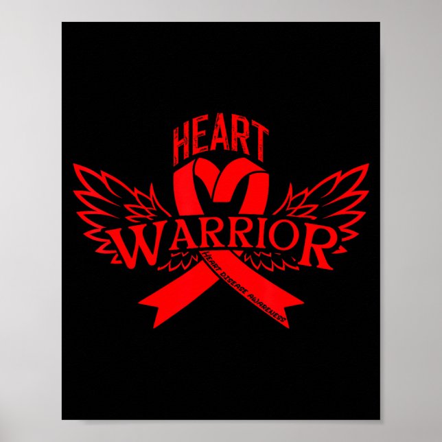 Poster Heart Disease Awareness  (Frente)