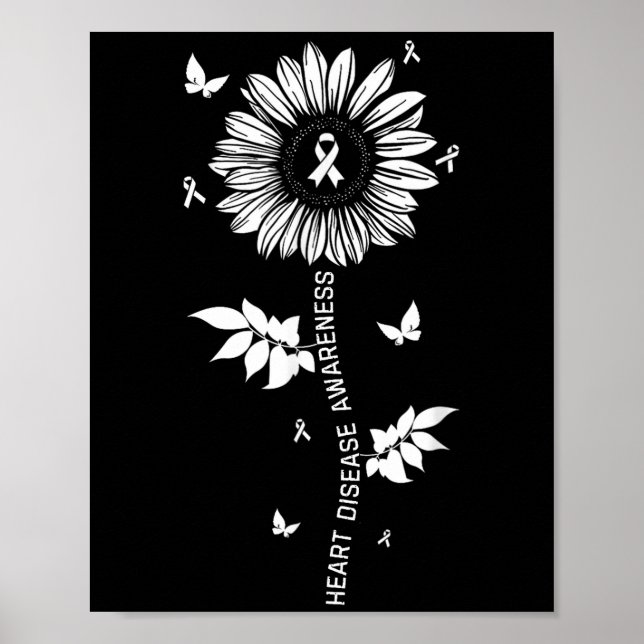 Poster Heart Disease Awareness Month  (Frente)