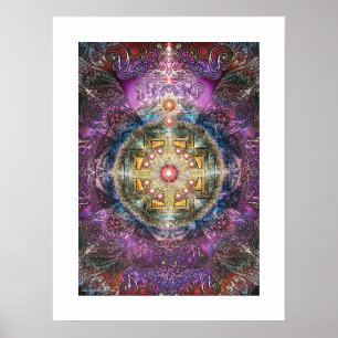 Póster Heart Mandala